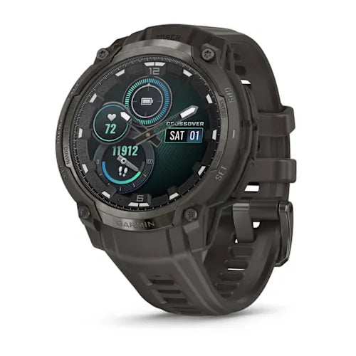 Garmin Instinct Crossover AMOLED Rugged Smartwatch Sapphire Lens