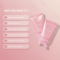 MelloNest Neck Wrinkle Eraser Gua Sha Cream 5% Anemarrhena PDRN