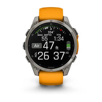 Garmin fēnix 8 47mm AMOLED Multisport Smartwatch Sapphire Titanium