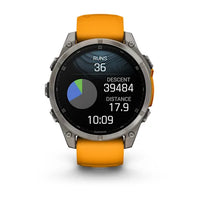 Garmin fēnix 8 47mm AMOLED Multisport Smartwatch Sapphire Titanium